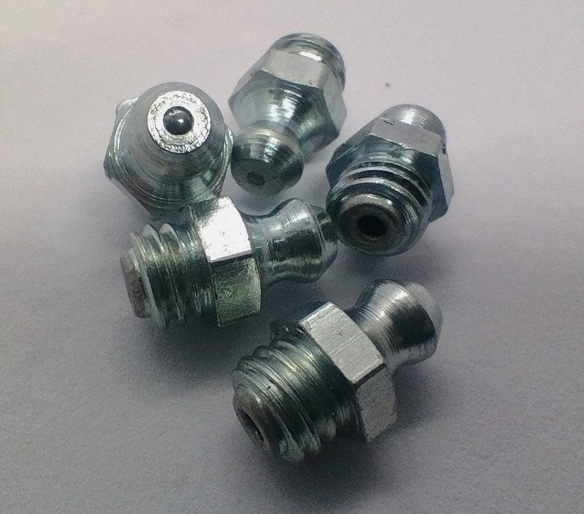 M8 x 1.25mm Grease Nipples Straight (5)
