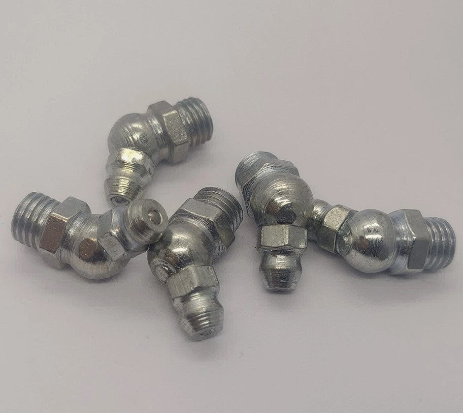 M8 x 1mm Grease Nipples 45 Deg (5)