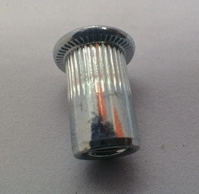 6/8/10mm Steel Flanged Nutserts / Rivnuts (50)