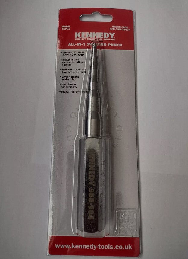 All in One Swaging Punch 1/4" 5/16" 3/8" 1/2" 5/8"