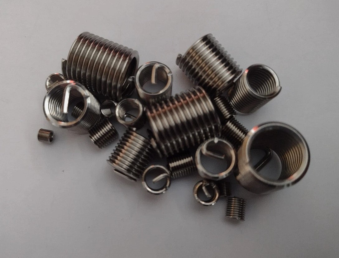 60 Pc Wire Thread Repair Inserts M3 M4 M5 M6 M8 M10 M12 Stainless Steel