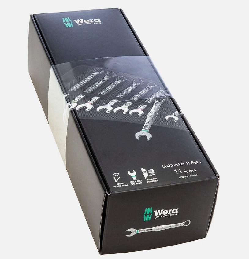 Wera The Joker 6003 Spanner Set 11 Piece 05020231001