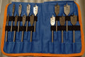 13 Pc Flat Wood Drill Set in Tool Pouch 6/8/10/11/13/14/16/18/19/20/22/24/25mm