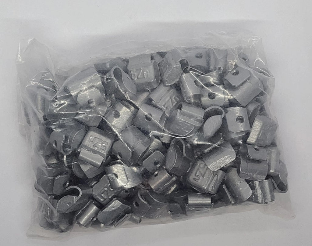 5g Zinc Clip-on Weights for Steel Wheels (100)